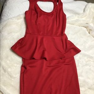 Heart back dress